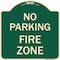 Signmission No Parking Fire Zone Heavy-Gauge Aluminum Architectural Sign, 18" x 18", G-1818-23616 A-DES-G-1818-23616 - alternate 1